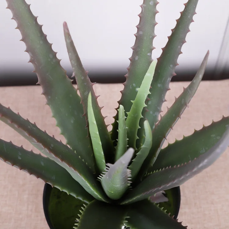High-quality artificial aloe vera artificial landscaping potted plants