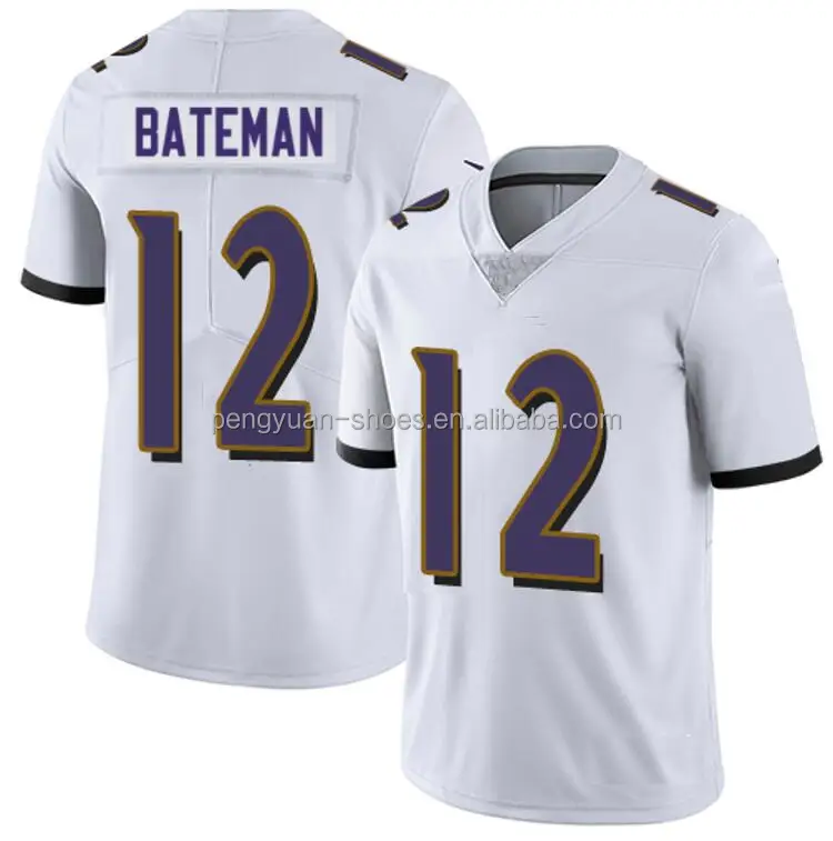 Лучшее качество #8 Ламар Джексон #89 Марк Эндрюс #5 маркиз коричневый #9 Tucker #44 Humphrey #6 Queen прошитая футбольная майка