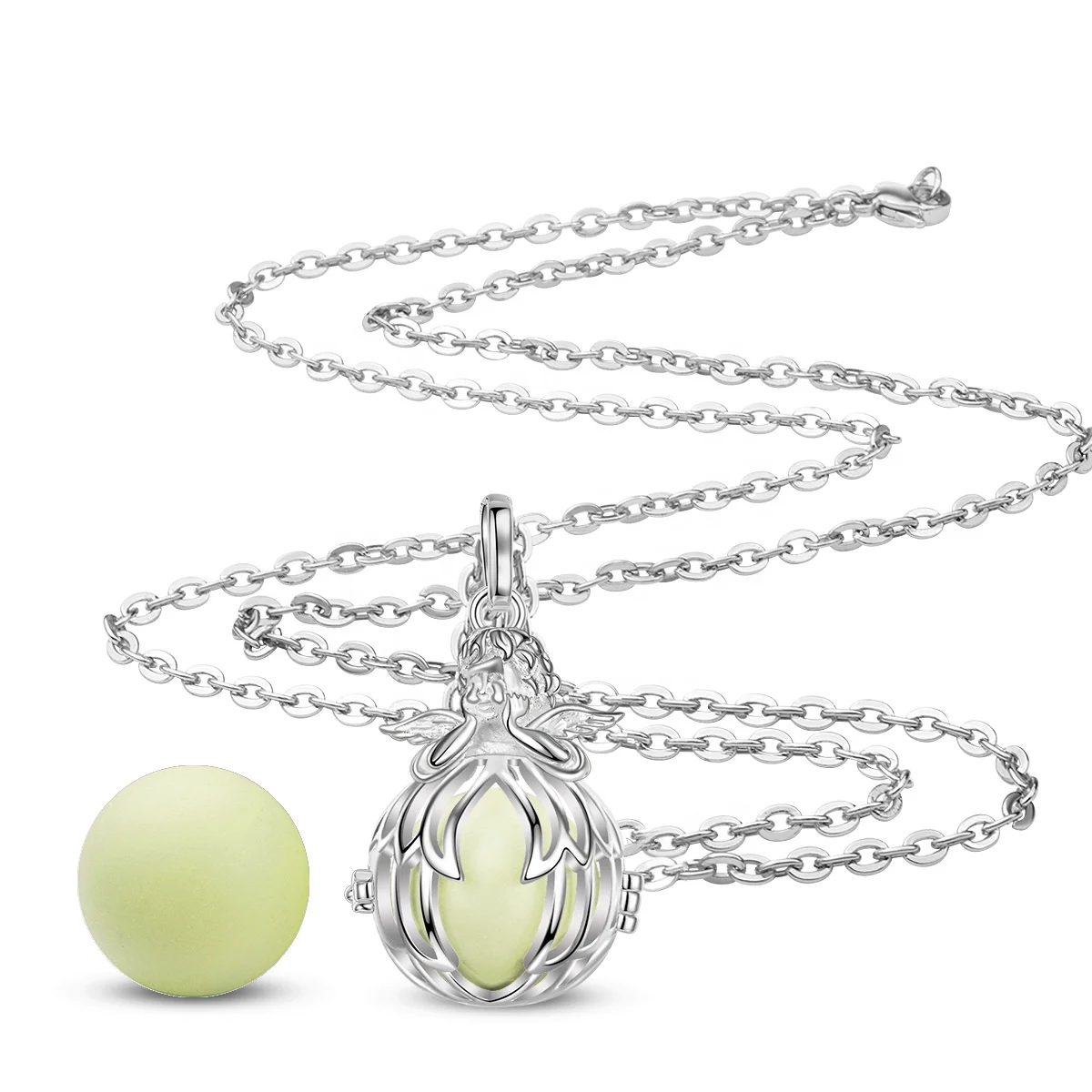 Bola De Grossesse Pregnancy Harmony Ball Locket Angel Chime Caller Bell Necklace Pendant
