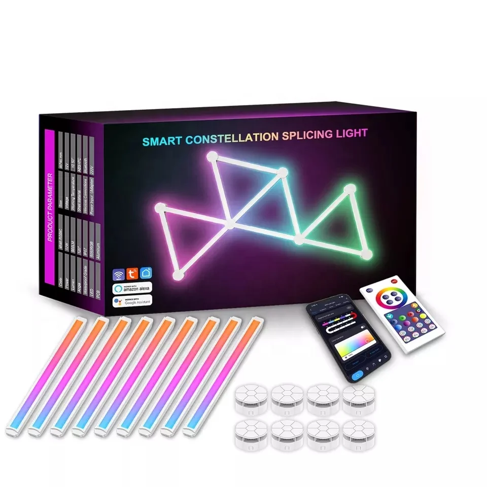 Рождественский подарок идеи 2022 Рождественская упаковка подарочная коробка Diy Smart Rgb Сращивание игровой комнаты свет Рождественские подарки для детей игрушки