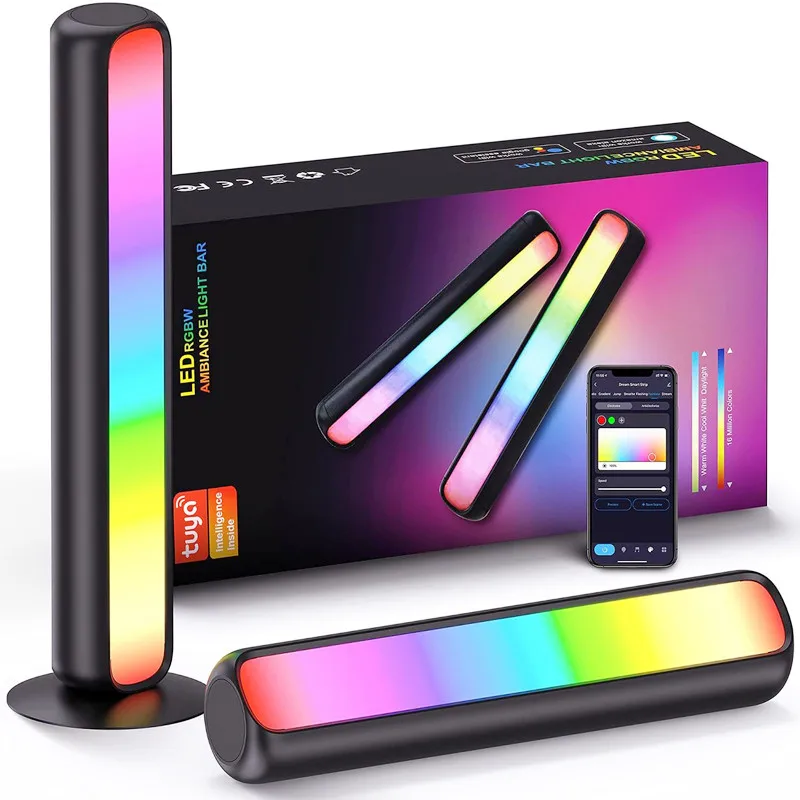 2022 Control Tuya RGBW Led Lamp Colorful Changing Decor Home Music Atmosphere Light