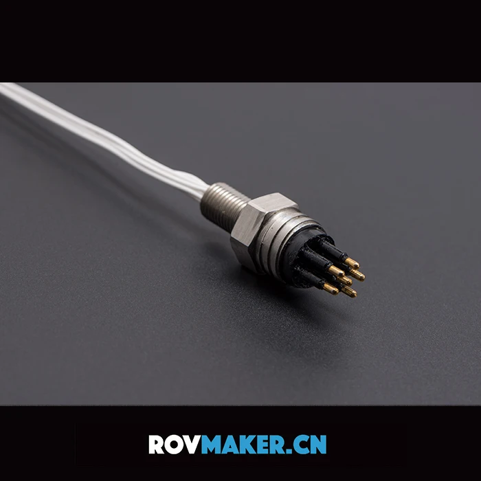 
Underwater MCBH 6M MCIL 6F Electrical Wet-mate Connectors-Bulkhead Connector Male Plug and Inline Connector Female Socket Kit 