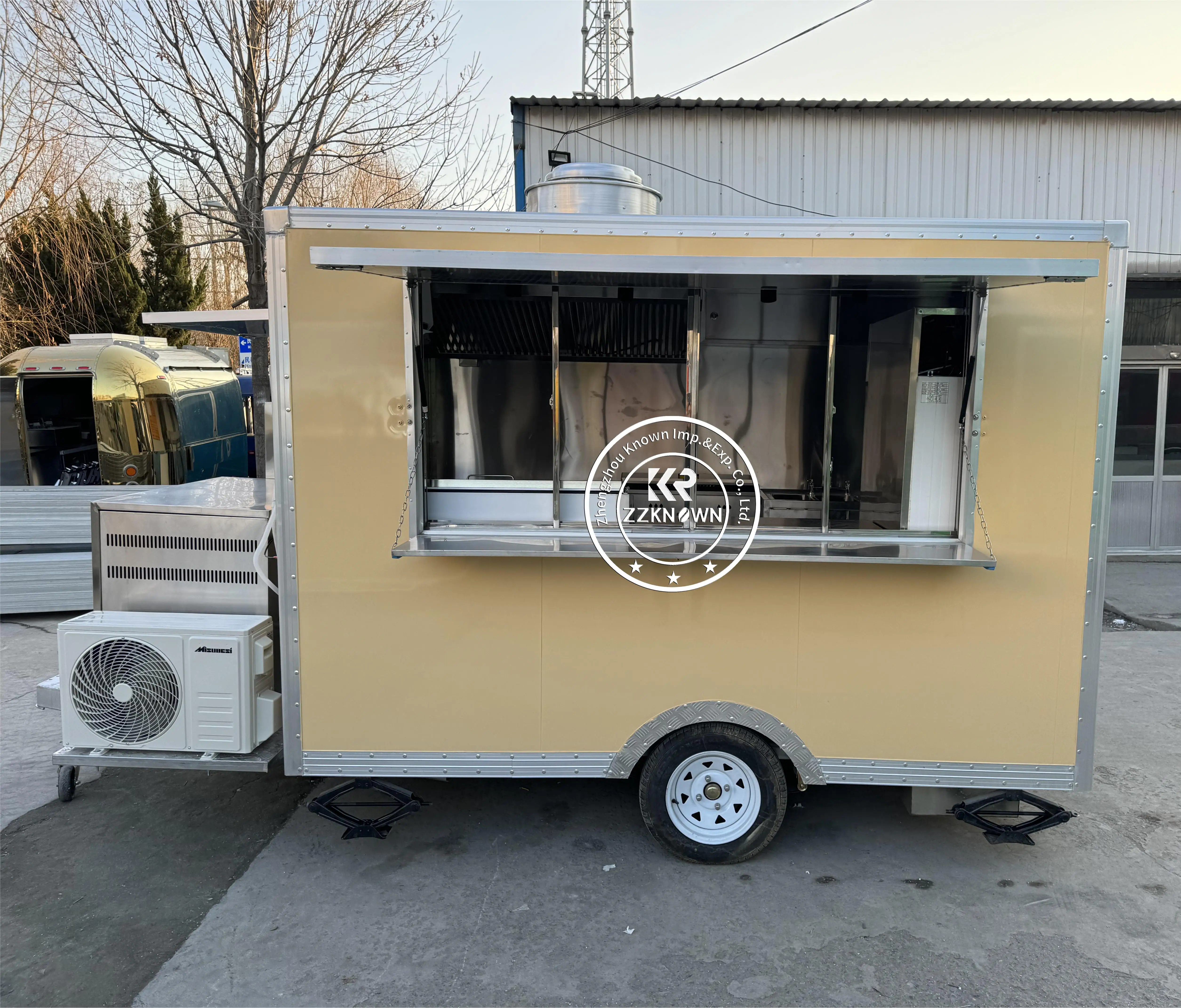 Custom Mobile Food Van Cart Concession Food Trailer with Fully Equipped Food Truck Trailer DOT Approved for Sale
