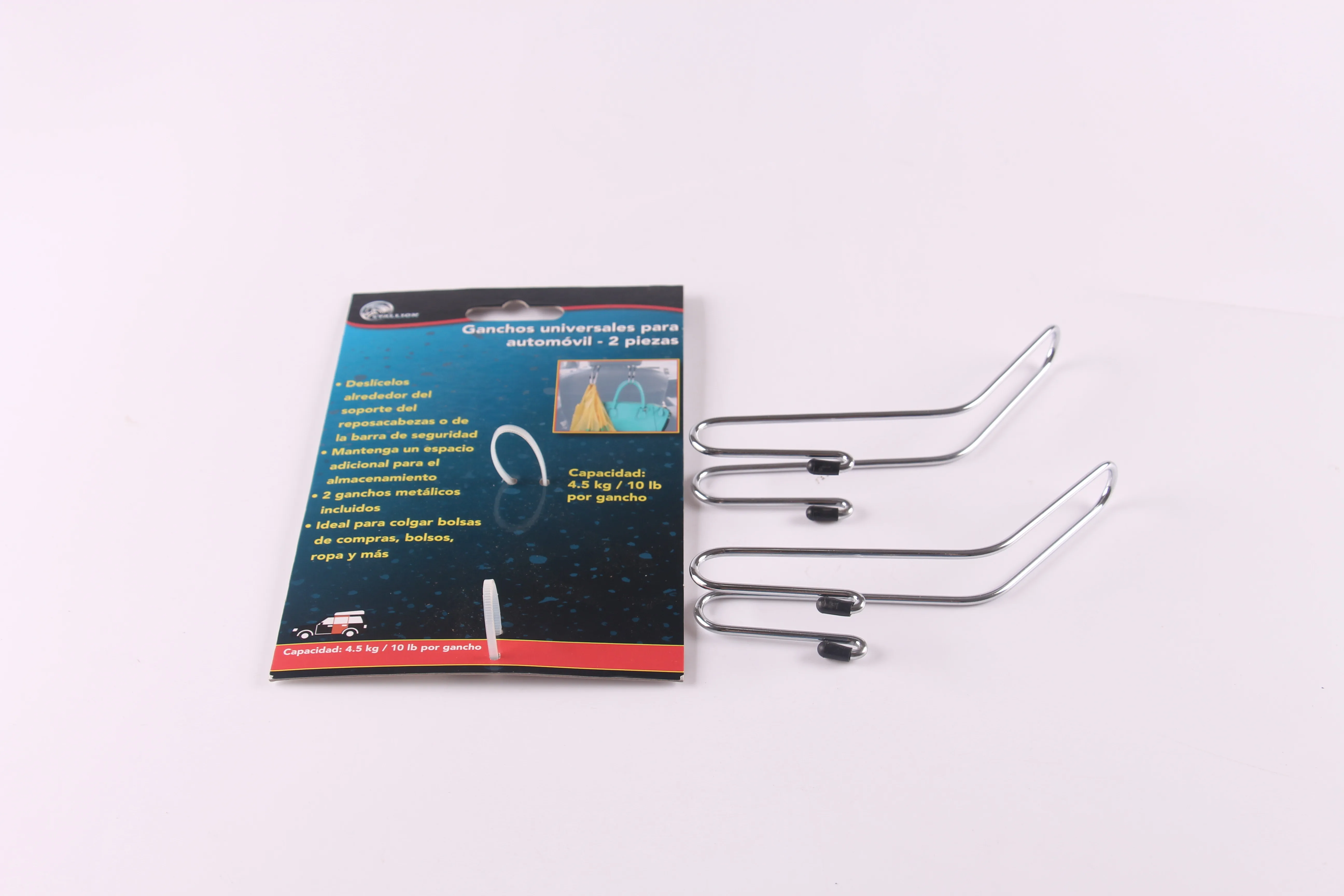 hot metal stainless steel strong durable universal  headrest seat back bag purse hanger organizer car hook for handing clothes