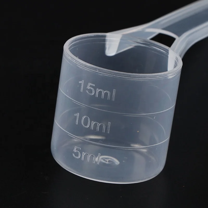 7.5g  15ml 2ml-120ml Transparent disposable protein powder milk powder plastic measuring spoon Plastic measuring Scoop