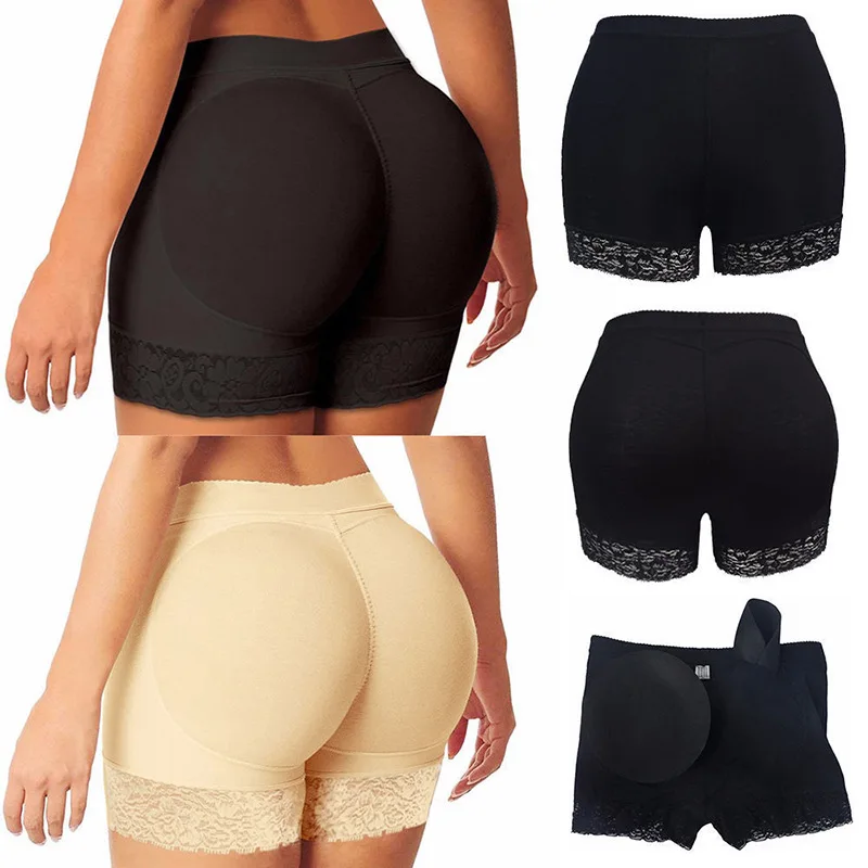 Butt Lifter Shapewear Underwear Lace Shorts Padded Body Shaper Butt Hip Enhancer Control Panties for Women
