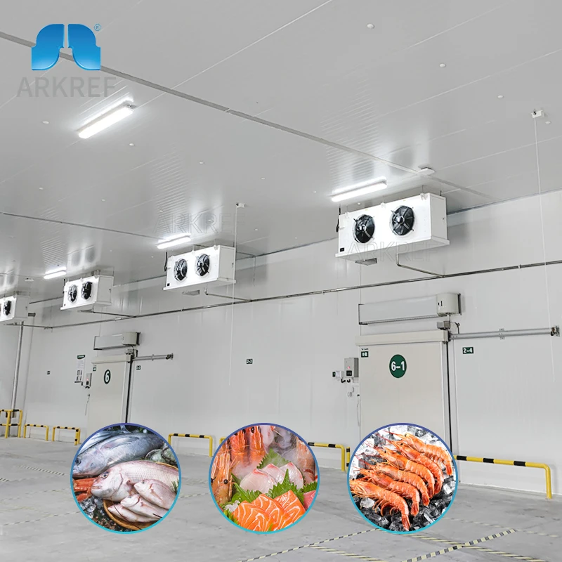 ARKREF Frozen Beef Chicken Fish Meat Whole Cold Storage Freezer Room For Supermarket