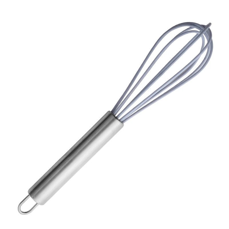 Hopesun Amazons Best Sellers Manual Silicone Egg Beater Custom Stainless Steel Egg Beater Whisk Parts Silicone Egg Beater