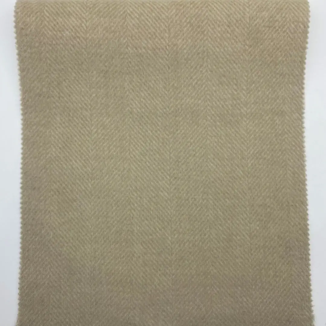 Fabric wholesale 100% wool Double sided print textile fabric for Coat clothing blanket cushion