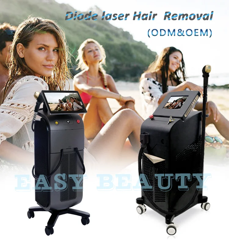 Triple wavelength diode laser hair removal 755 808 1064 laser / 3 wave 755nm 808nm 1064nm Diode laser / diode