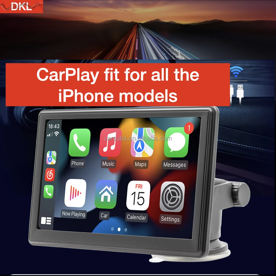 7 inch Car MP5 Player USB TF card music Android Auto Mirror Liink Carplay All in one Car Music stereo Portable Car MP5 player