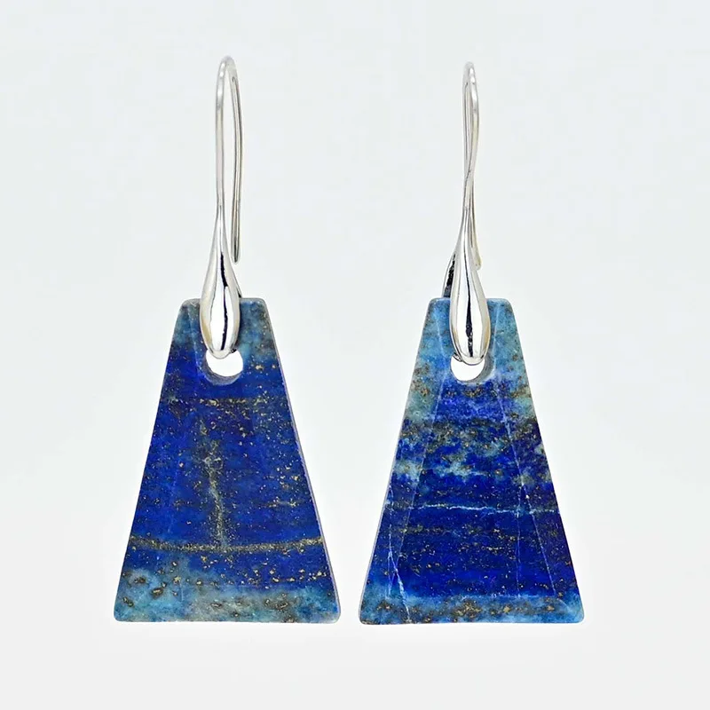 Natural Solar Quartz & Sugar Druzy Stone Earrings Gemstone Handmade Women Fashion Jewelry Earrings