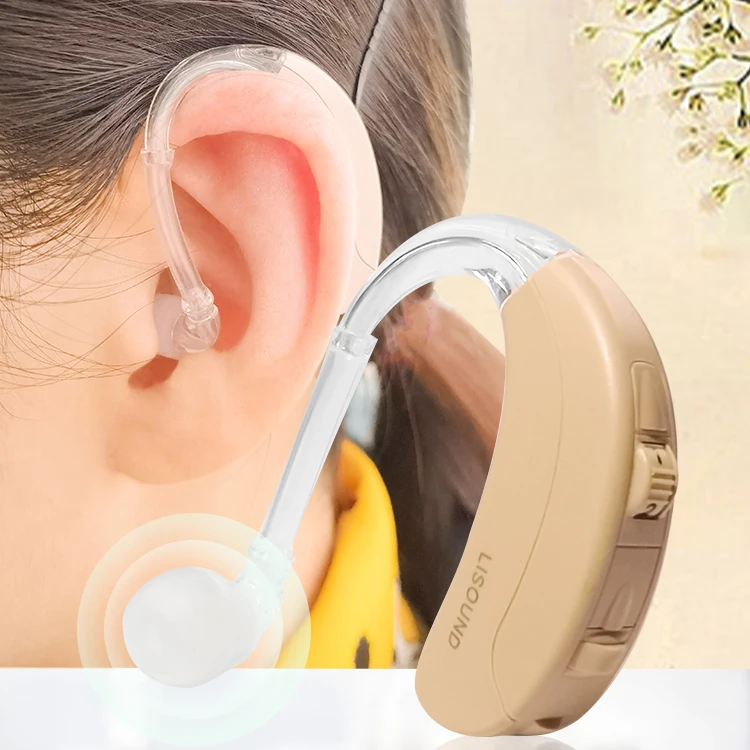 Аналоговый слуховой аппарат за ухом Lark V55, усилитель звука телефона