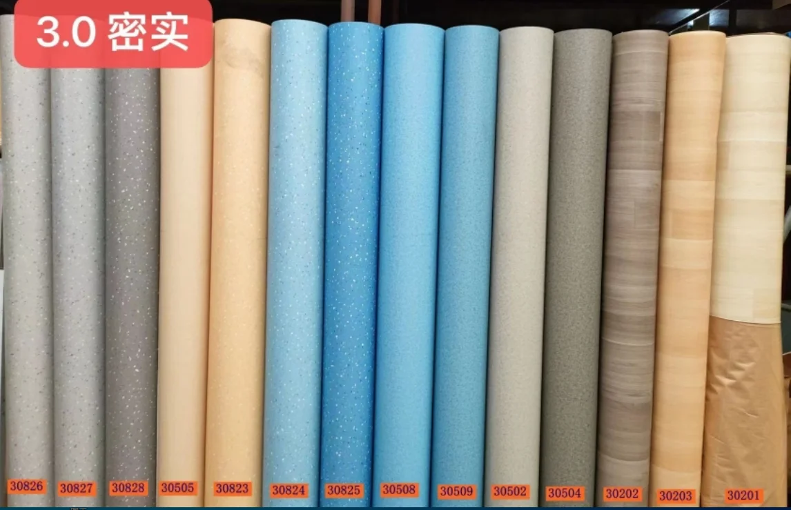 Commercial office contemporary design waterproof anti-static PVC heterogeneous floor