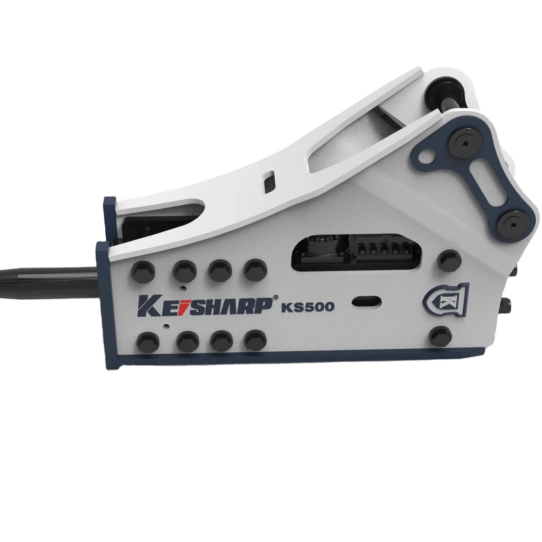 High Quality Wholesale Custom 195mm Excavator Mounted Hydraulic Rock Crushing Hammer Breaker