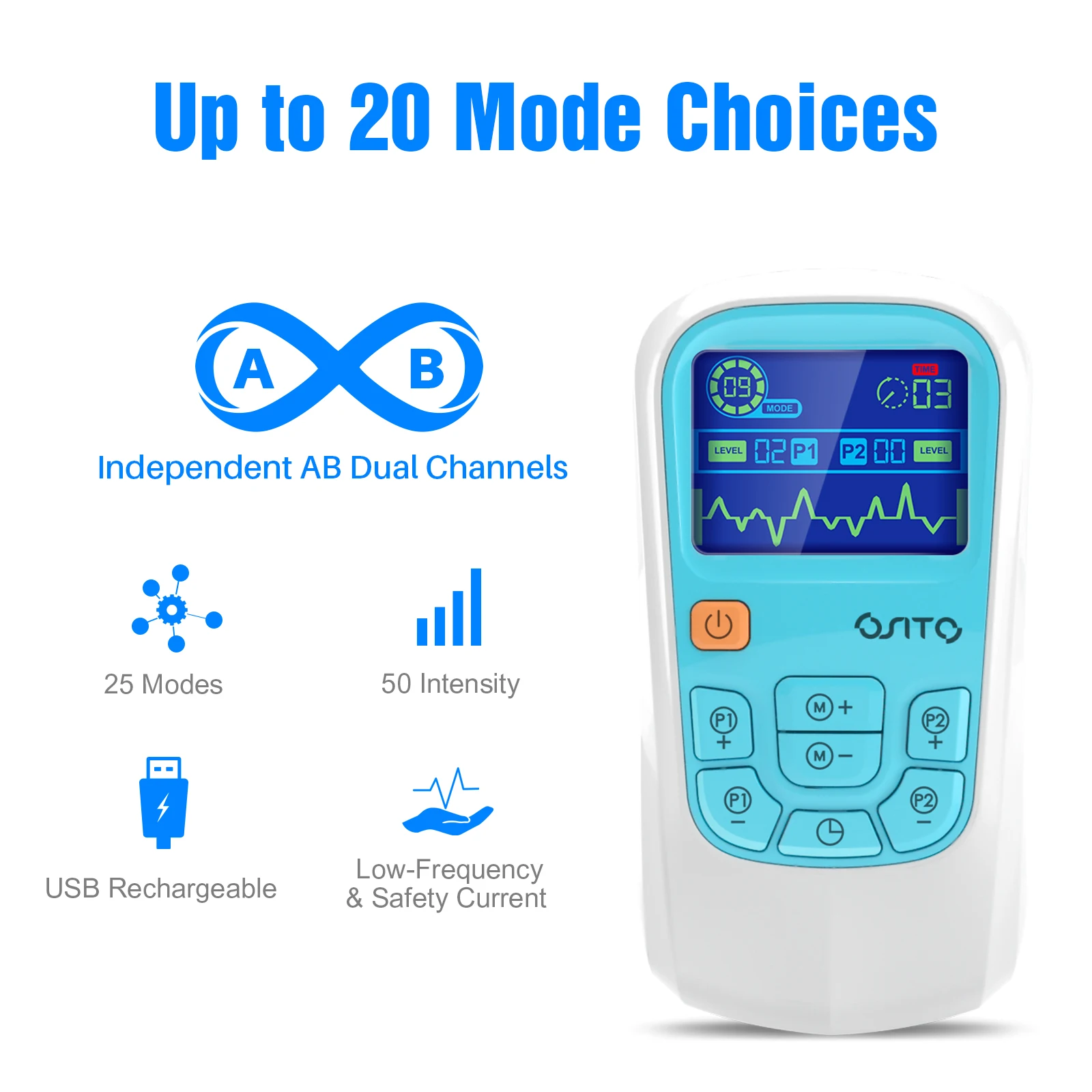 Multi-function low frequency/ Tens unit massager/  EMS Digital Therapy Machine
