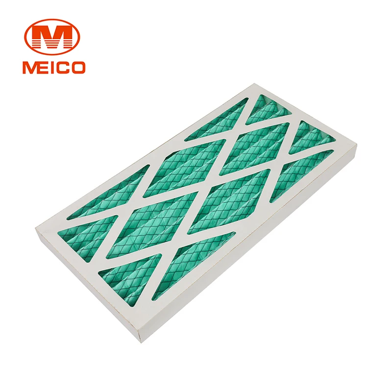 24*24 G4 Panel HVAC System Pre-Filter Paper Frame High Primary Efficiency Industrial Air Filtration Clean Plant