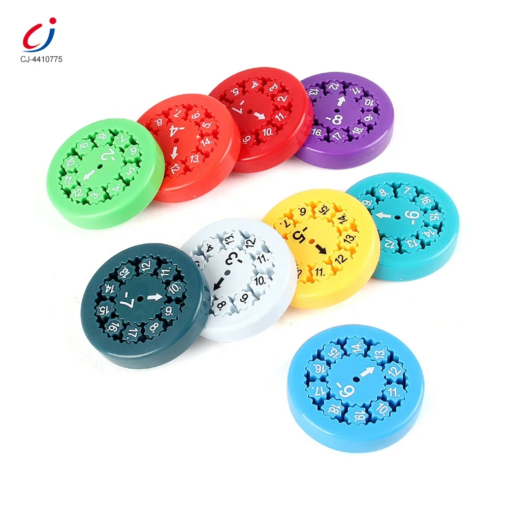 Chengji Fidget Spinner Toy Set Digital Gyroscopes Mathematics Toy for Kids Math Fidget Spinner Math Counting
