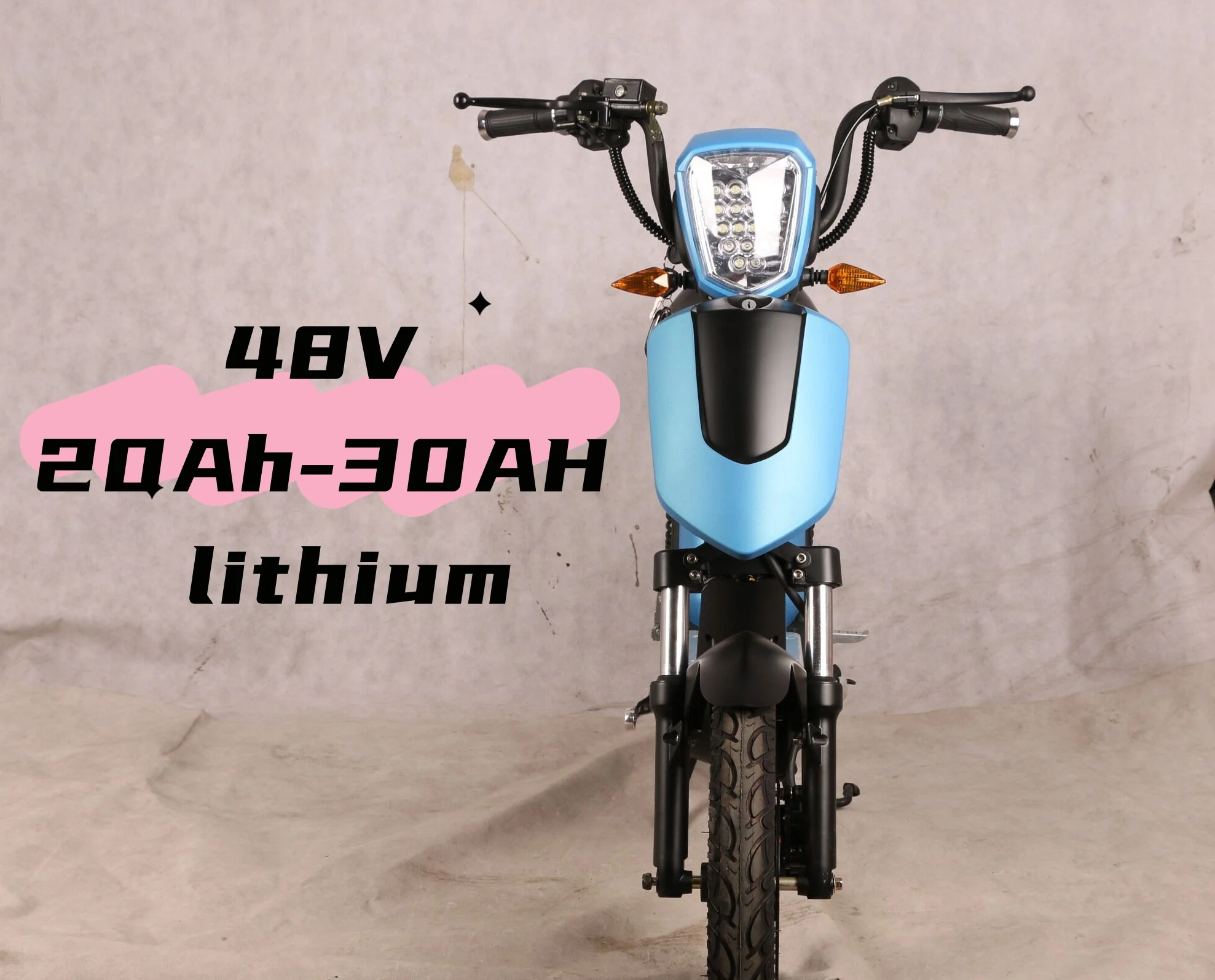 500W power 45km/h max speed outdoor sport brushless motor 48v 20AH electric motorcycle or scooter