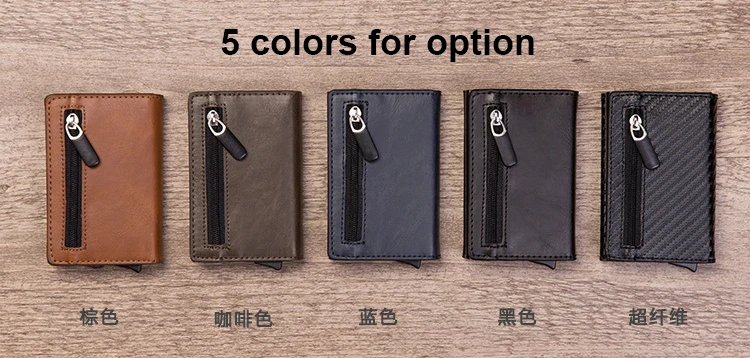 promotion pop up aluminium credit card holder auto metail business card holder for desk