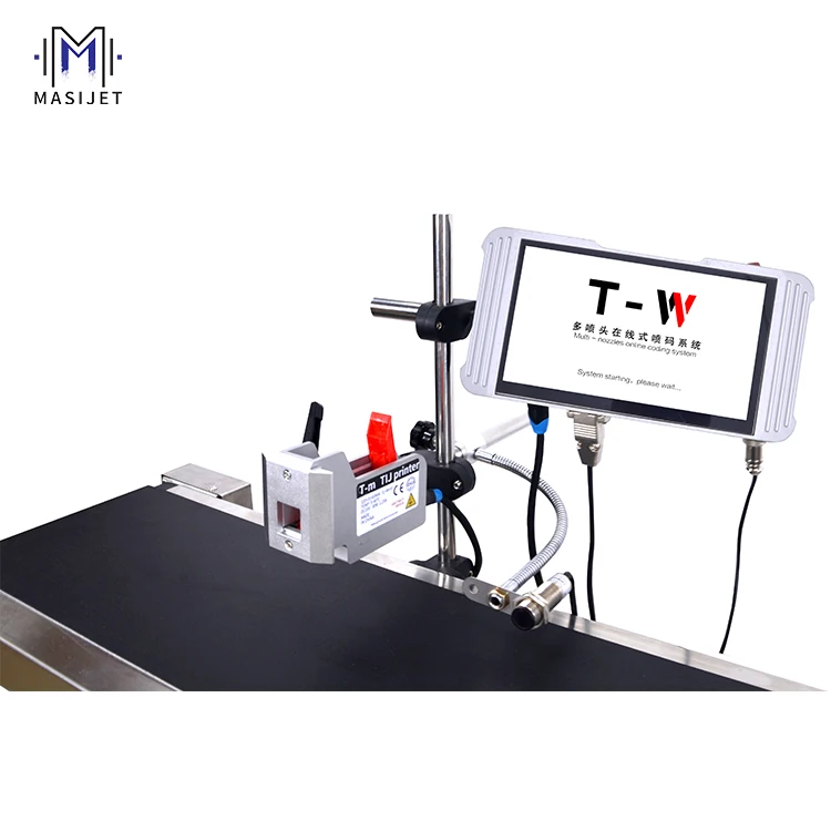 Portable Printing Quick Dry Ink Cardboard Words Batch Eggs Expiry Date 12.7mm Handheld Inkjet Printer Coding Machines
