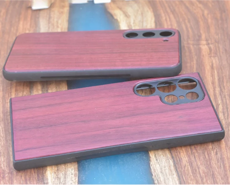 Real Wooden Mobile Phone Case For Samsung Galaxy S23 Wood Phone Cover case For Samsung Galaxy S23 Ultra S23 Plus Wood Case