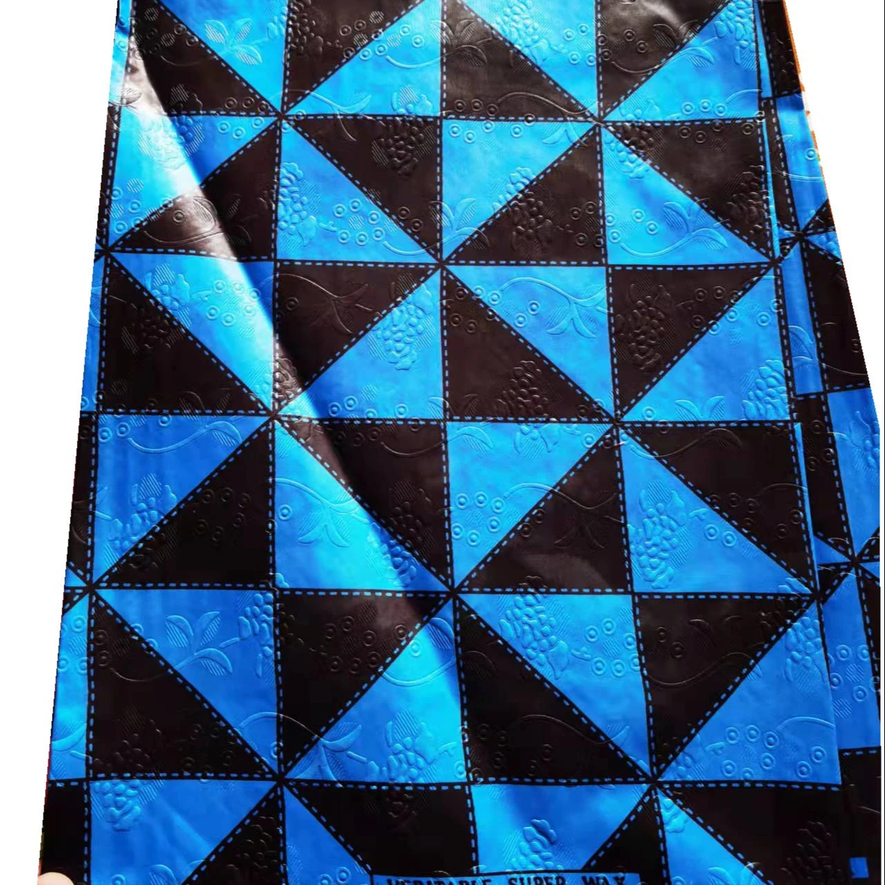 New Model African Wax Printed Fabric 100% Polyester Print Veritable Real Wax Fabric