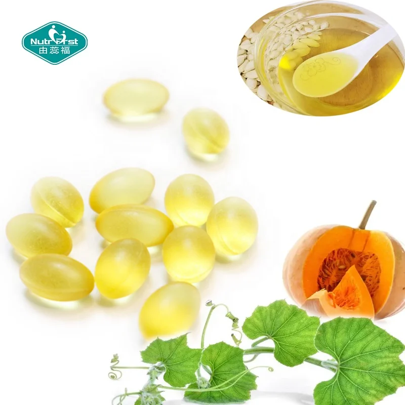 Nutrifirst Male Healthcare Prostate Supplements Pumpkin Seed Extract Oil Softgel Capsule Bespoke Formulation