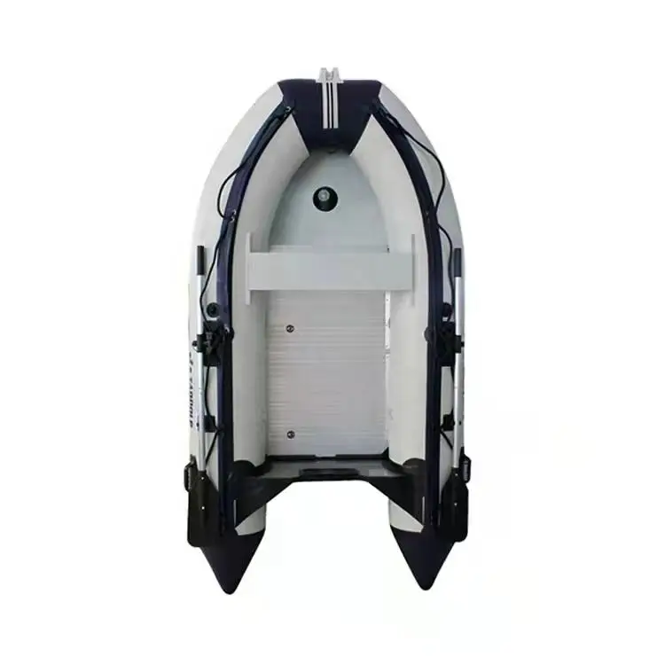 2.3m-5.2m PVC Inflatable Boat with Aluminum Rafting Water Safety Rubber Boat with Paddles