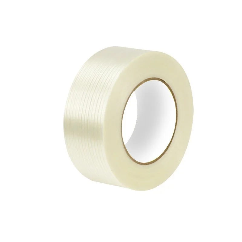 Transparent fiberglass tape, mesh carpet tape, fiber tape, single side strong binding strip fiber tape