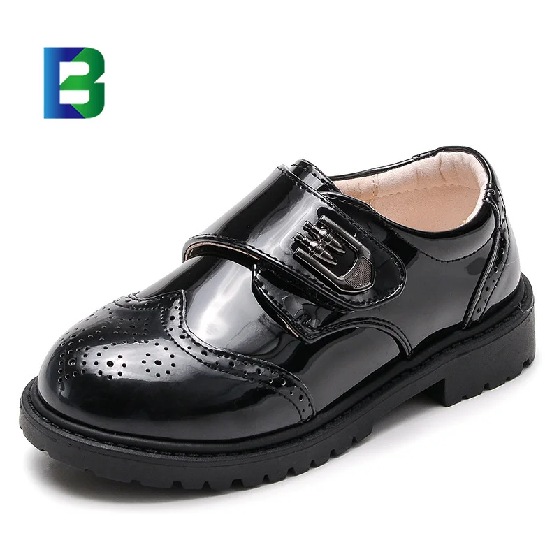 BC 2023 trendy boys shoes pu leather children sport shoes for kids  buckle strap Cute casual Campus shoes sneakers for children