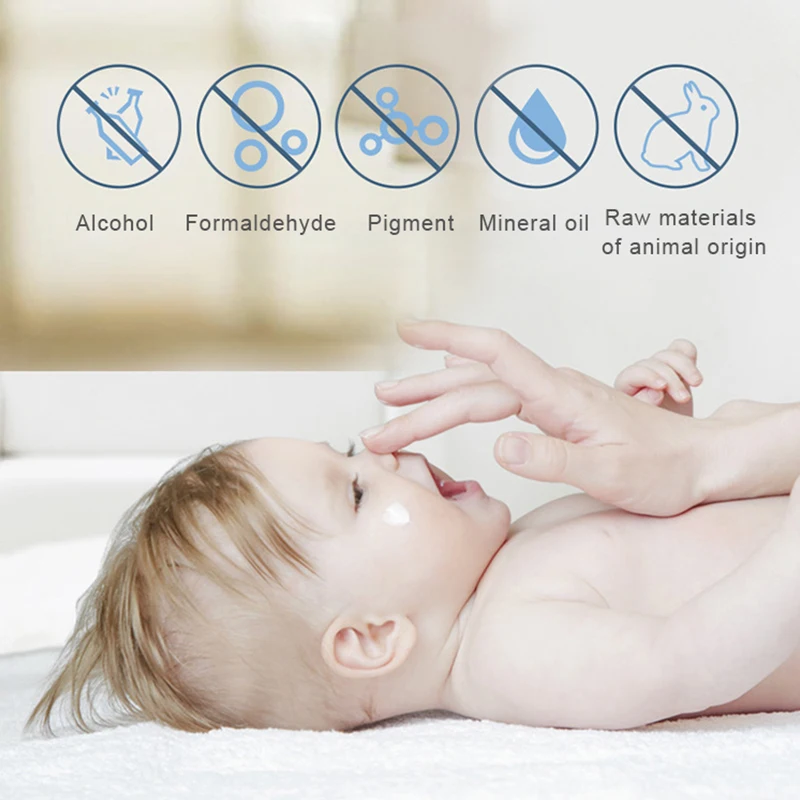 Baby Tea Seed Oil Plant Extract Formula Long Lasting Refreshing Deep Moisturizing Face Cream For Kids Children Baby