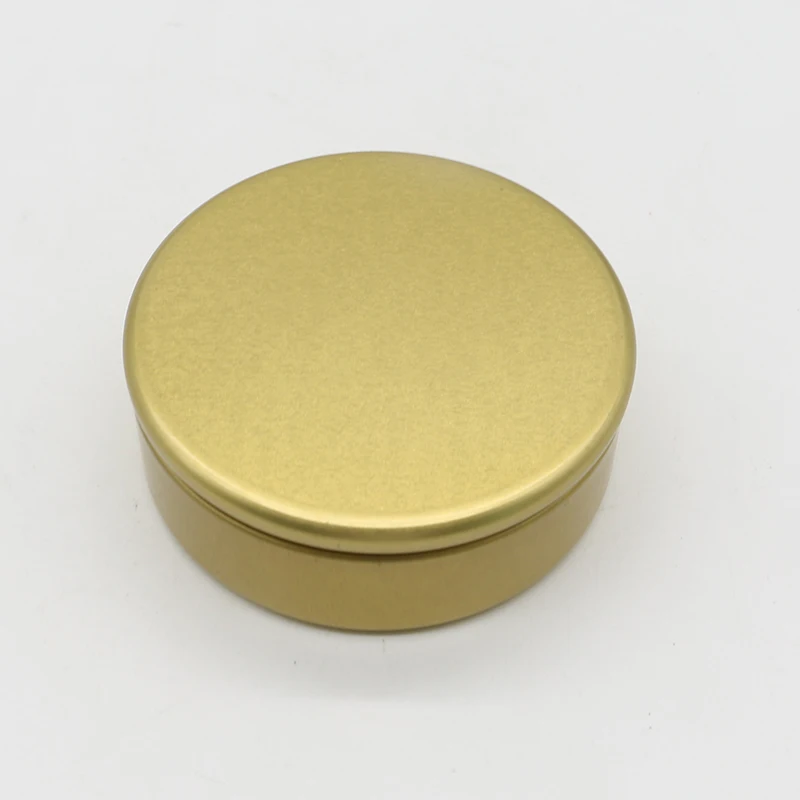Factory Direct Tinplate Box Packaging 250ml Round Tin Can Playdough Car Wax Candle Badge Chocolate Candy Storage Logo Printing