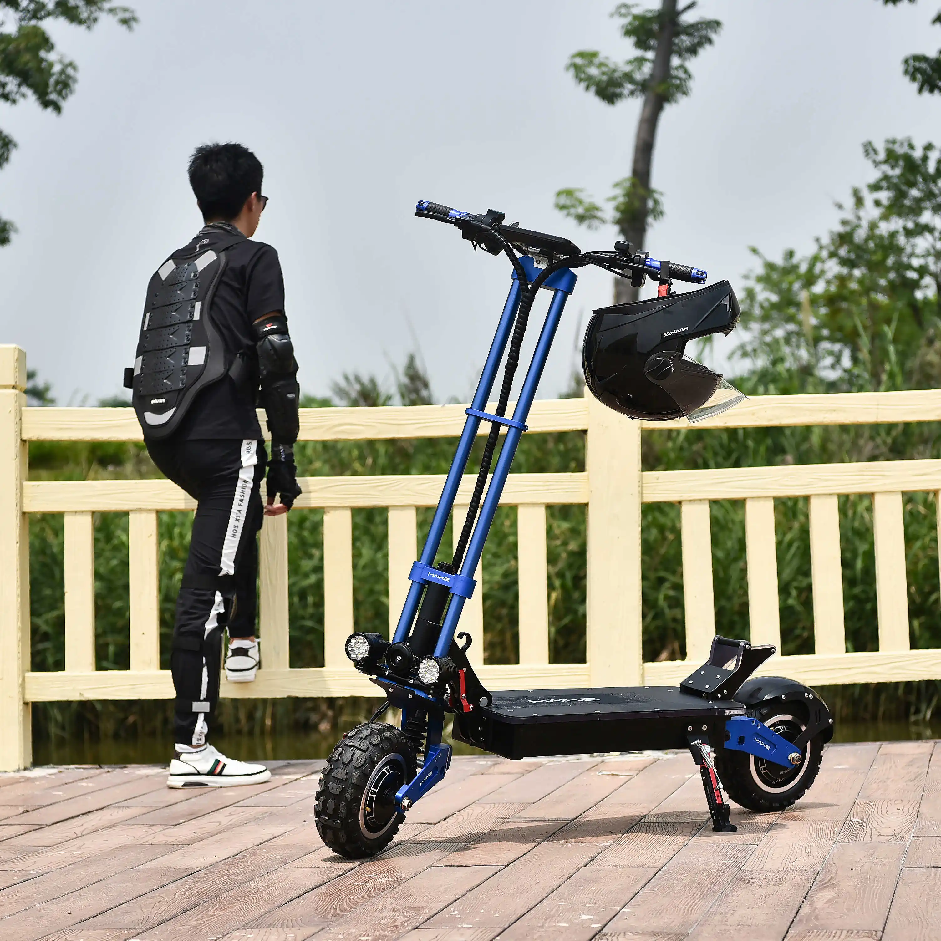 Maike KK10S Pro 5600w top powerful trottinette monopattino dual motor dualtron electric scooters EU warehouse