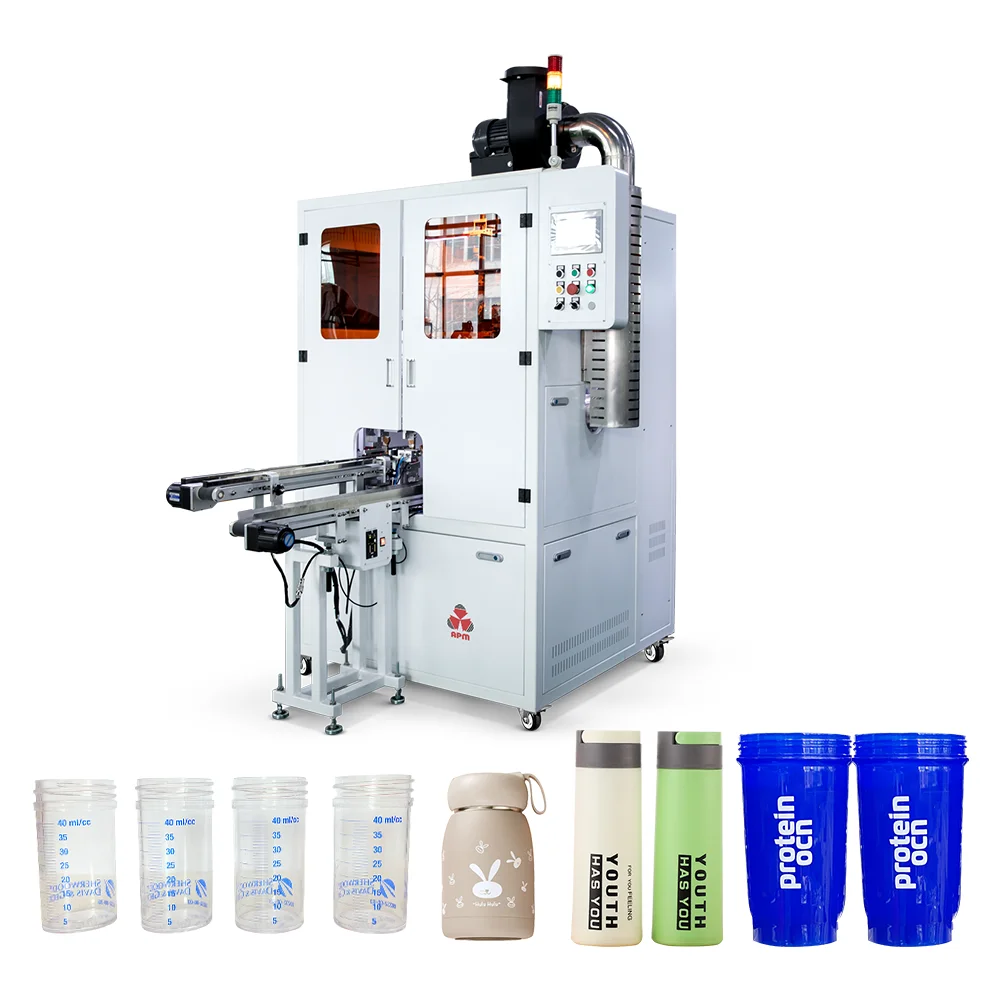 APM-S103 single colour automatic cup printing machine plastic cup printing machine