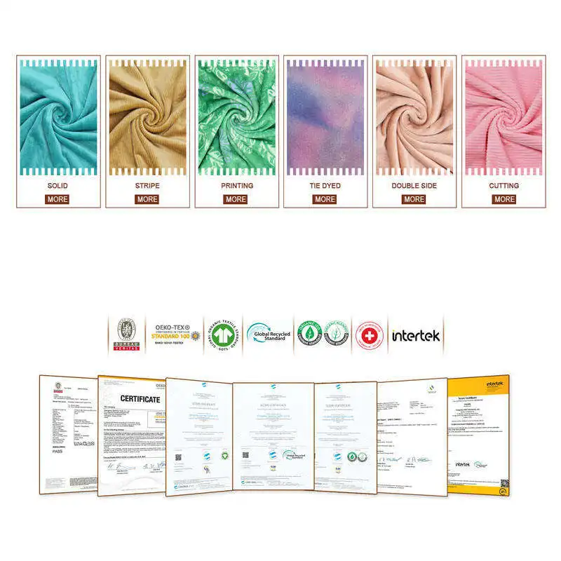 Trade Assurance Printing 75%cotton 25%polyester Cvc Velour Fabric