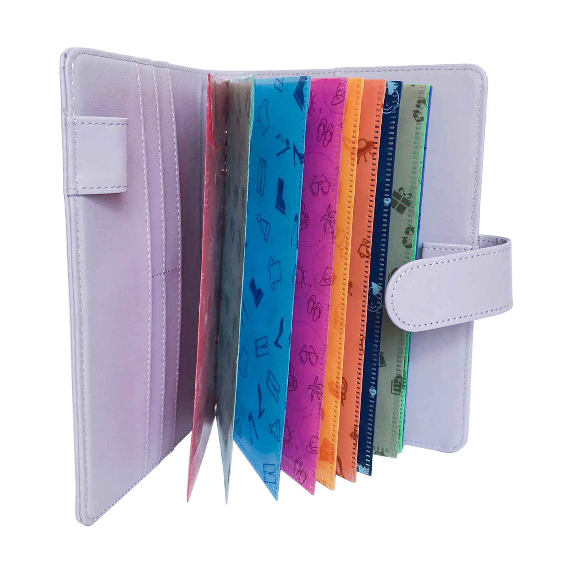 2025 stationery set a5 customizable journals budget weekly monthly 6 ring binder organizer planner with cash envelope