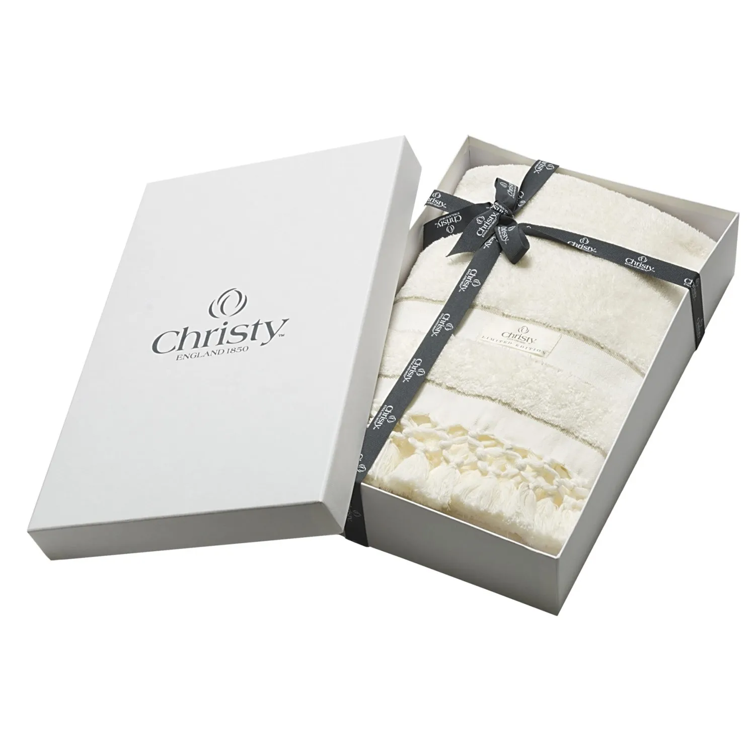 White Towel Box Lid And Base Gift Set Boxes Biodegradable Packaging For Clothing