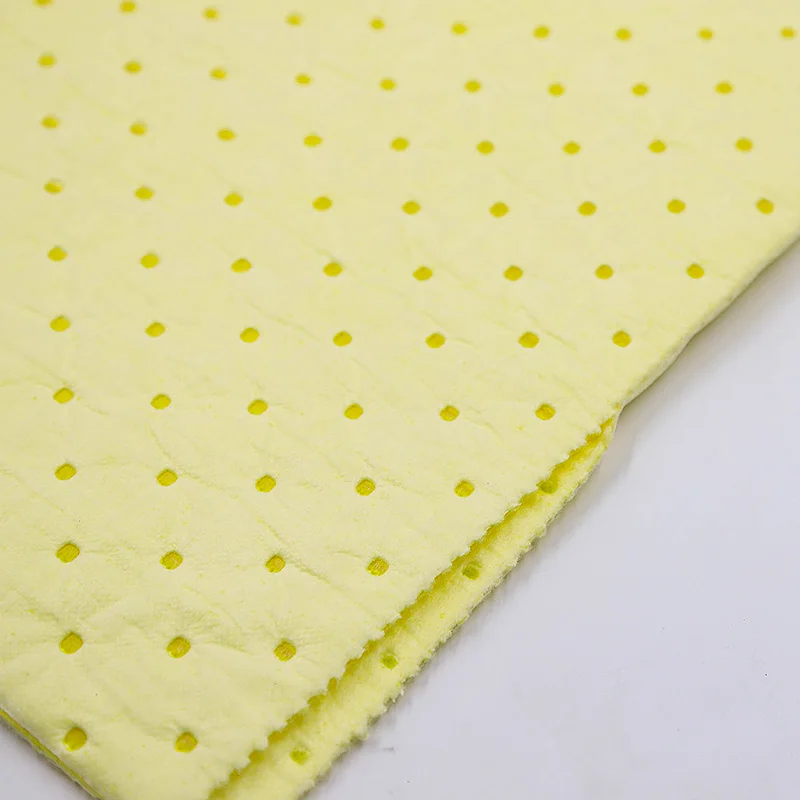 Pro-environment Yellow Color Chemical Absorbent Emergency Hazmat Spill Pads Mat