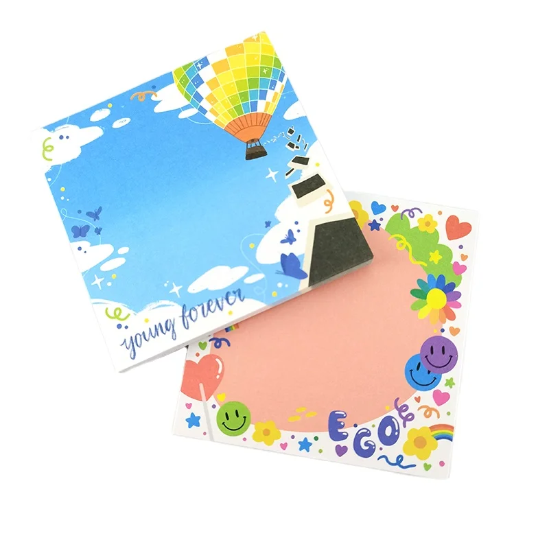New arrived custom memo pad sticky notes 3X3 inches stationery for business , office, study use