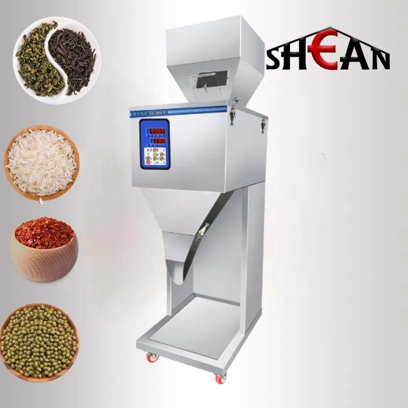  Semi automatic Tea Bag Seeds Grain Sachet Powder Particle weight machine Filler Supply sugar sachet