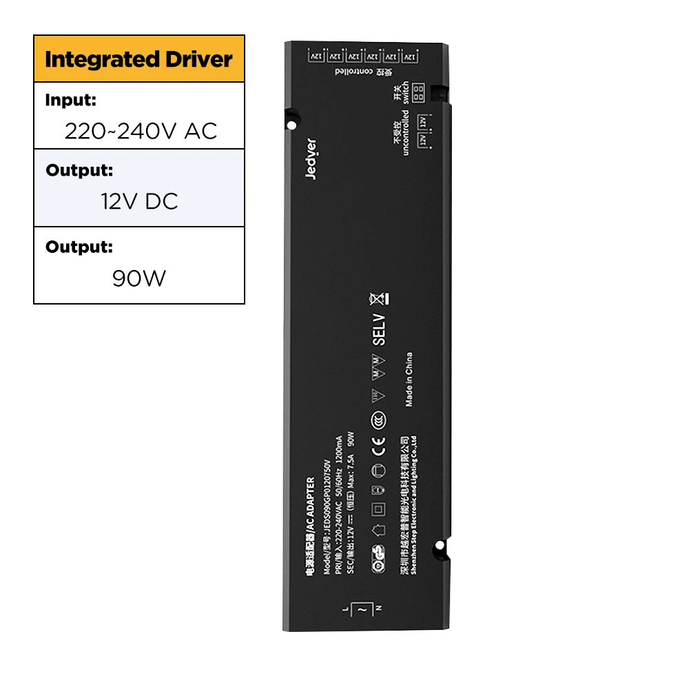 220-240 В переменного тока 90 Вт постоянного 12 7.5A OVP OCP SCP OTP STEP Integrated LED Driver