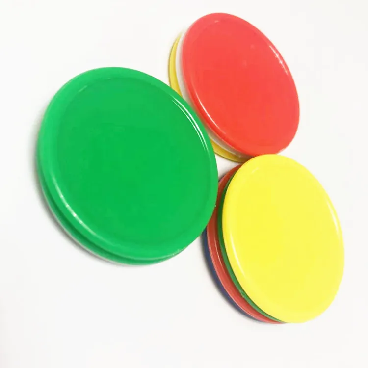 custom logo hot selling plastic coin/token euro