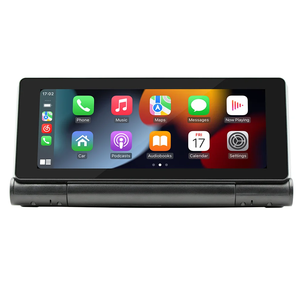 180  Foldable Screen 6.86 Car Radio Multimedia Player Portable Mp5 Wireless Carplay Display Android Auto DVR Camera Supported