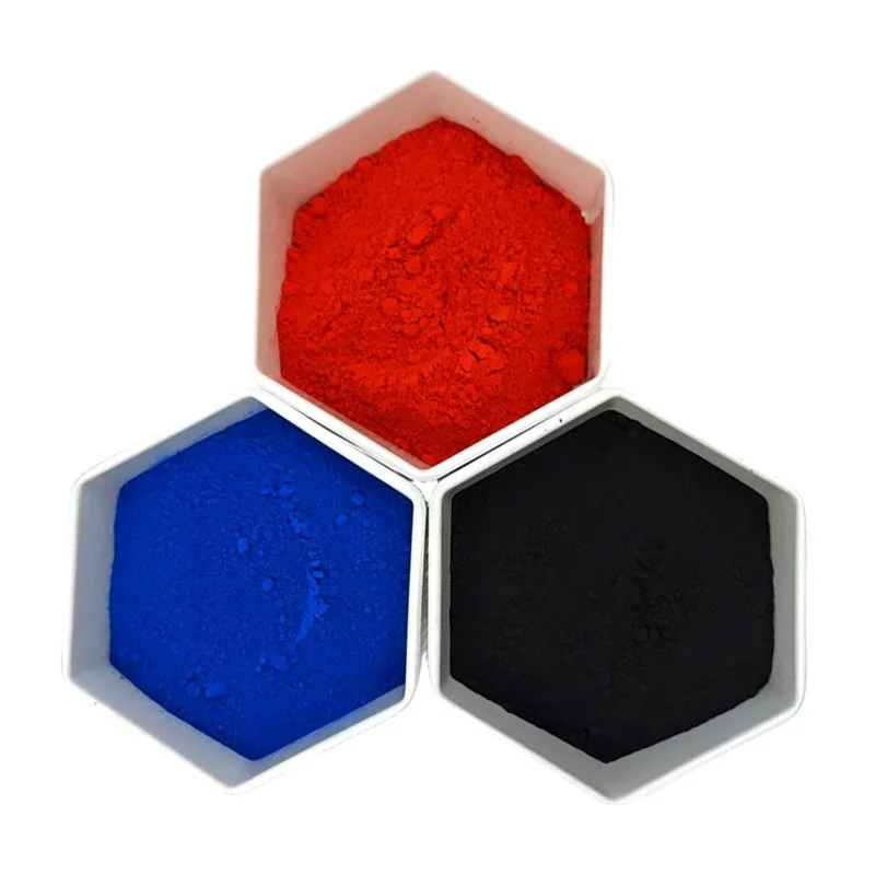 Iron oxide black pigment ferric oxide black paint cement rubber concrete brick pavement powder