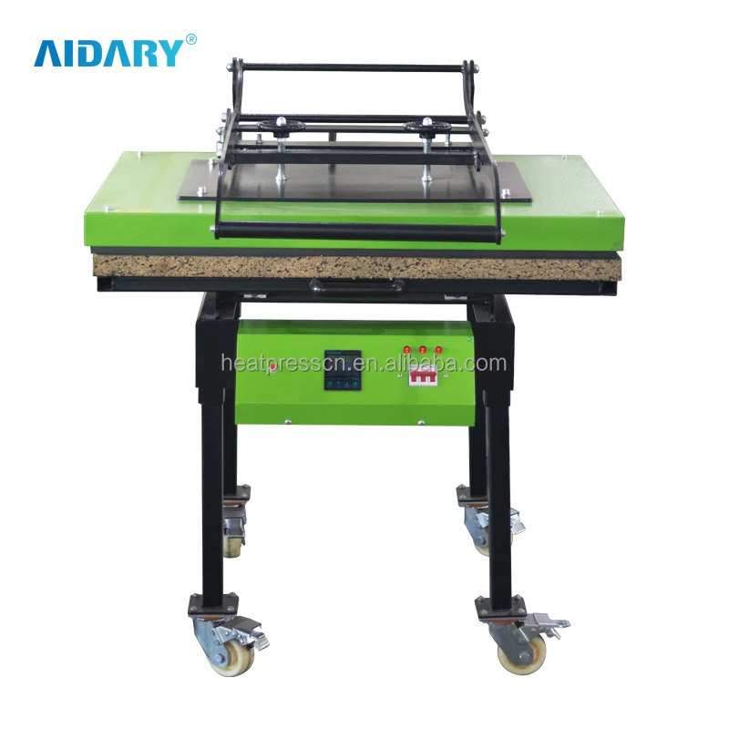 AIDARY 80cm X 100cm(31x39) Large Format Drawer Design Heat Press Machine CE Provided Flatbed Printer Digital Controller Manual
