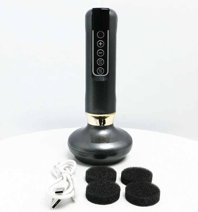 Electric Intelligent Needle Scraping Meridian Dredging Whole Body Massager Beauty Pulse Cupping Warm Moxibustion Instrument