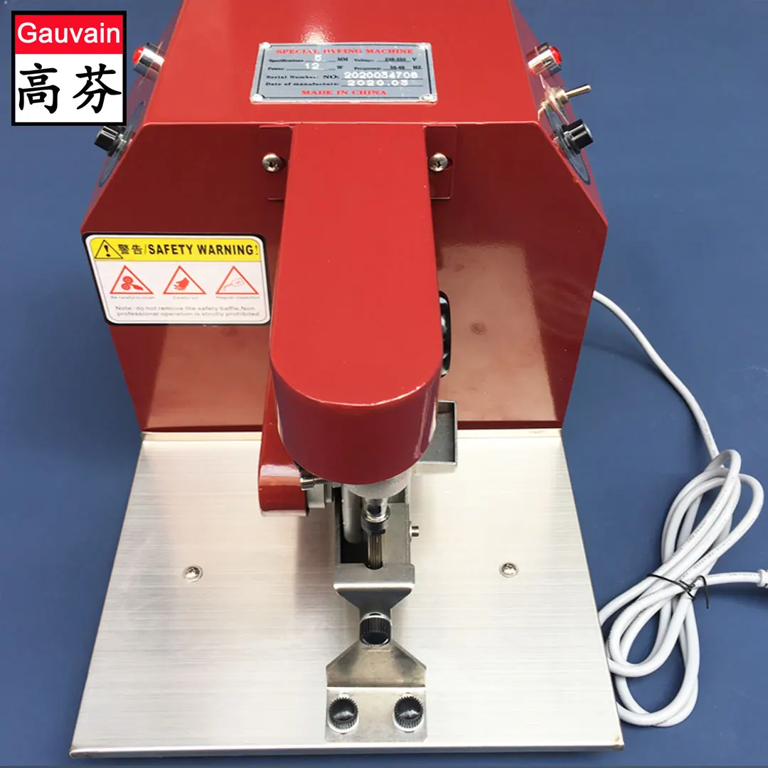 Single side electrical leather edge painting machine for Belt Bags
