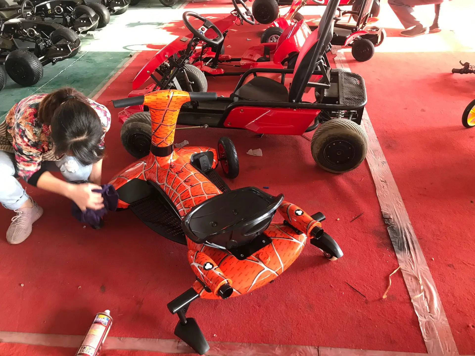 Electric Drifting Karting go-kart Racing 2IN1 Newest modle 2022 high quality 12V 7AH mini children go kart electric kart