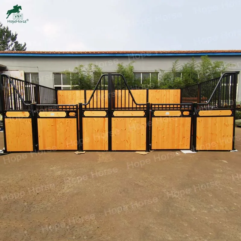 Портативная бамбуковая коробка для лошадей с порошковым покрытием